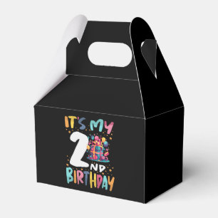 Es ist mein 2. Geburtstags-Happy-Kindergeburtstag Geschenkschachtel