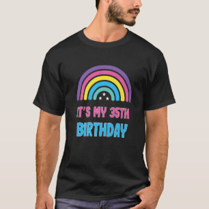 Es ist mein 35. Geburtstag Niedlicher Regenbogen G T-Shirt