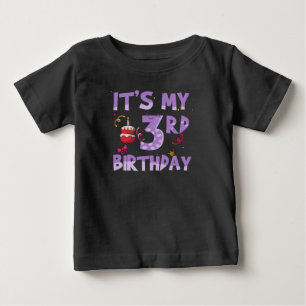 Es ist mein 3. Geburtstag Baby T-shirt