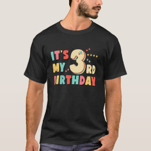 Es ist mein 3. Geburtstag Retro 3 Jahre alter Spaß T-Shirt