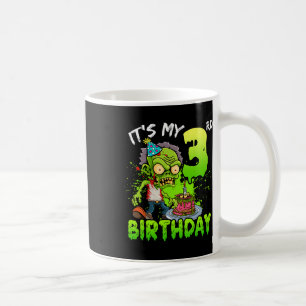 Es ist mein 3. Geburtstag Zombie Lover 3-jährige J Kaffeetasse