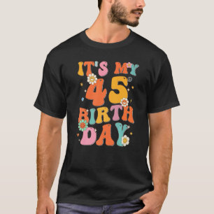 Es ist mein 45. Geburtstag 45 Jahre alt Vintage G T-Shirt