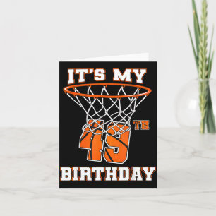 Es ist mein 49. Geburtstag Basketballkorb 49 Jahre Karte