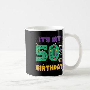 Es ist mein 50. Geburtstag Mardi Gras 50 Jahre alt Kaffeetasse