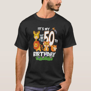 Es ist mein 50. GeburtstagsZoo Tierzookeeper 50 Ja T-Shirt