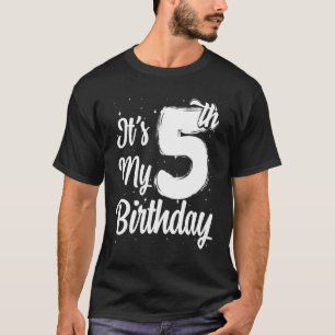 Es ist mein 5. Geburtstag Mädchen Junge 5 5 Jahre T-Shirt