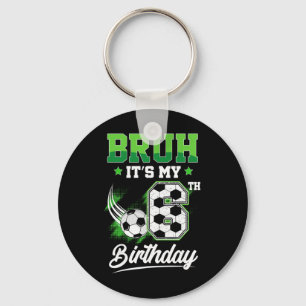 Es ist mein 6. Geburtstag Junge Sport Fan 6 Jahre Schlüsselanhänger
