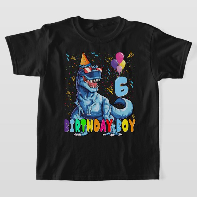 Es ist mein 6. Geburtstag Shirt Dinosaurier Party  (Ablage )