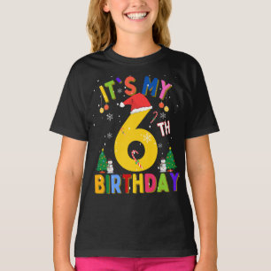 Es ist mein 6. Geburtstag Weihnachten 6 Geburtstag T-Shirt