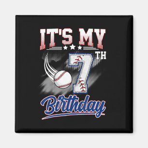 Es ist mein 7. Geburtstag Bysebyll 7 Jahre alt Geb Magnet