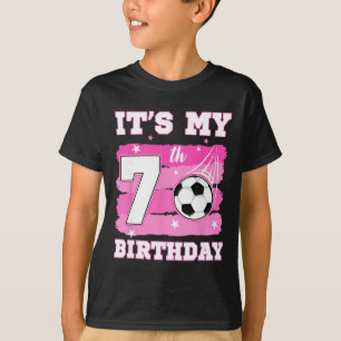 Es ist mein 7. Geburtstag Fußball Thema 7 Jahre al T-Shirt