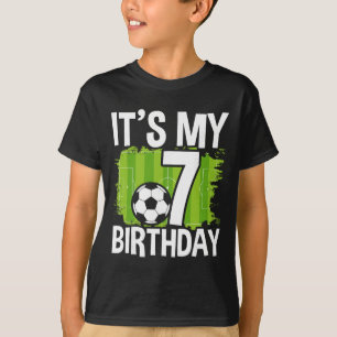 Es ist mein 7. Geburtstag Junge Fußball Fußbyll 7 T-Shirt