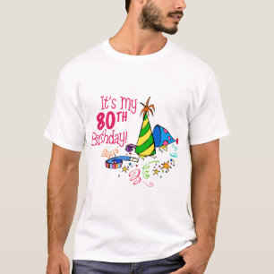 Es ist mein 80. Geburtstag (Party-Hüte) T-Shirt