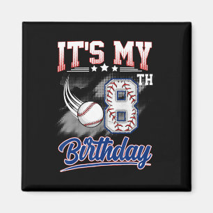 Es ist mein 8. Geburtstag Bysebyll 8 Jahre alt Geb Magnet