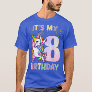 Es ist mein 8. Geburtstag Einhorn Shirt 8 Jahre al
