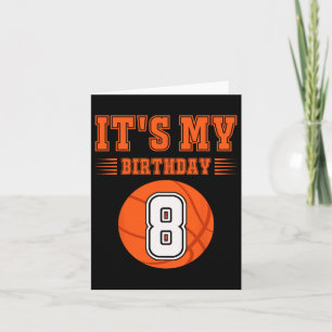 Es ist mein 8. Geburtstag Junge 8 Jahre alt Bysket Karte
