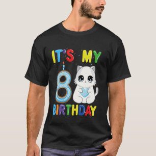 Es ist mein 8. Geburtstag Junge 8-jähriger Ragdoll T-Shirt