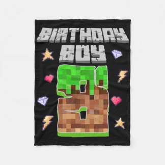 Es ist mein 8. Geburtstag Junge Gamer 8 Jahre alt  Fleecedecke