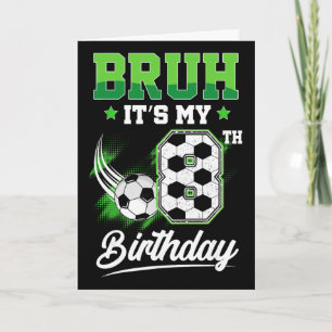 Es ist mein 8. Geburtstag Junge Sport Fan 8 Jahre Karte