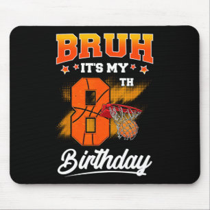 Es ist mein 8. Geburtstag Ller Sketll 8 Jahre alt Mousepad