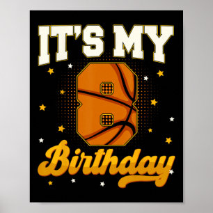 Es ist mein 8. Geburtstag Sketll Junge 8 Jahre alt Poster