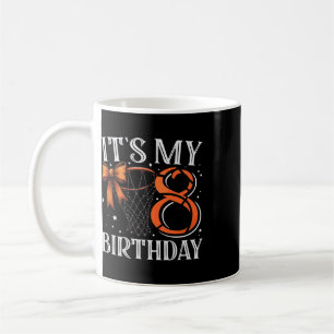 Es ist mein 8. Geburtstag Sketll Mädchen Bday Part Kaffeetasse