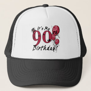 Es ist mein 90. Geburtstagsgrunge Truckerkappe