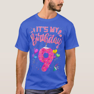 Es ist mein 9. Geburtstag Doughnut Happy 9 Jahre a T-Shirt