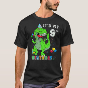Es ist mein 9. Geburtstag Happy 9 Jahre Dinosaur R T-Shirt