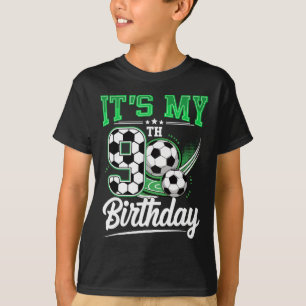 Es ist mein 9. Geburtstag Junge Fußball Ll 9 Jahre T-Shirt