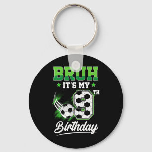 Es ist mein 9. Geburtstag Junge Sport Fan 9 Jahre Schlüsselanhänger