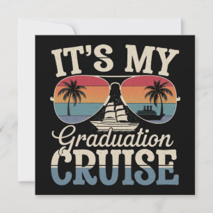 Es ist mein Abschluss Cruise Graduate Trip Ship Re Einladung