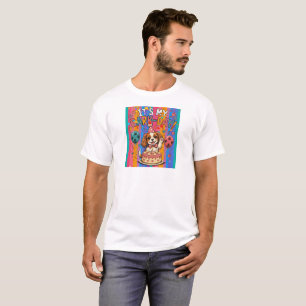 Es ist mein Barkday - Süße Hundefeier-Party-Cartoo T-Shirt