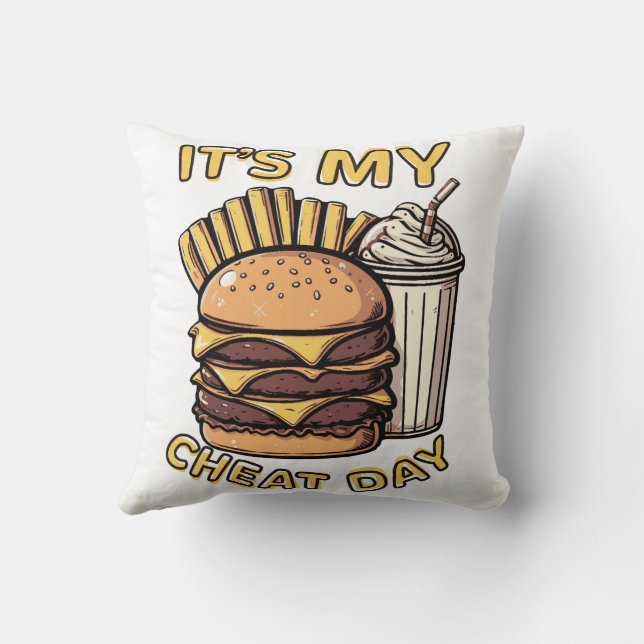 Es ist mein Cheatag Kissen (Rückseite)