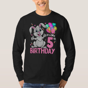 Es ist mein fünftes Geburtstagskrabbit 5. Geburtst T-Shirt