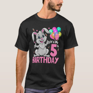 Es ist mein fünftes Geburtstagskrabbit 5. Geburtst T-Shirt