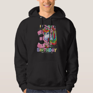 Es ist mein Geburtstag, 3. Geburtstag, Mädchen 3 J Hoodie