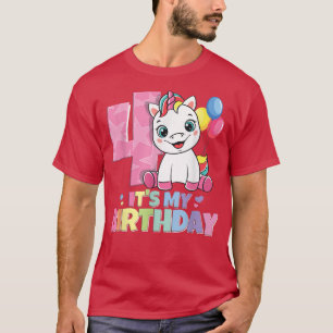 Es ist mein Geburtstag, 4. Geburtstagsmädchen, 4 J T-Shirt