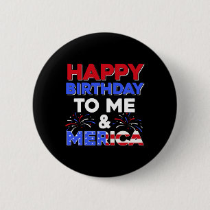 Es ist mein Geburtstag 4. Juli Amerikanischer Unab Button