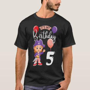 Es ist mein Geburtstag 5 Pirate Party Themed Pirat T-Shirt