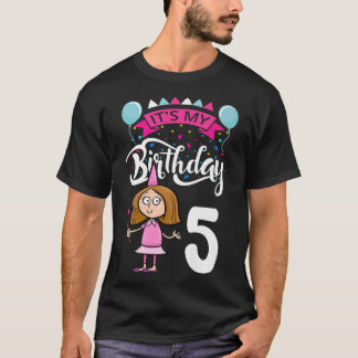 Es ist mein Geburtstag 5 Thema Fairy Geburtstag T-Shirt