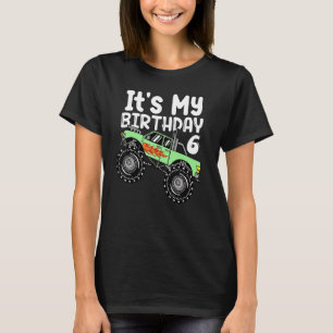 Es ist mein Geburtstag 6 Kinder Party Themed Monst T-Shirt