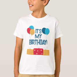 Es ist mein Geburtstag Ballons und Geschenke T-Shirt