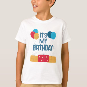 Es ist mein Geburtstag Ballons und Geschenke T-Shirt