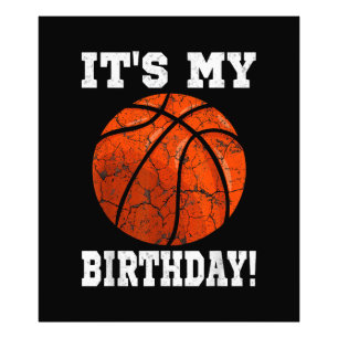 Es ist mein Geburtstag Basketballliebhaber Geschen Fotodruck