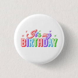 Es ist mein Geburtstag Button