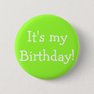Es ist mein Geburtstag! Button