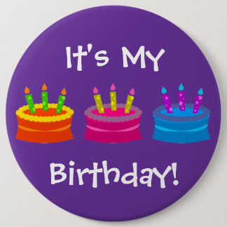 Es ist mein Geburtstag Button