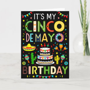 Es ist mein Geburtstag Cinco De Mayo Party  Karte