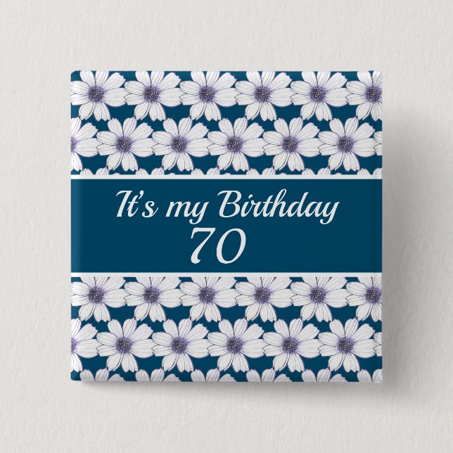 Es ist mein Geburtstag Custom Geburtstag Button (Vorderseite)